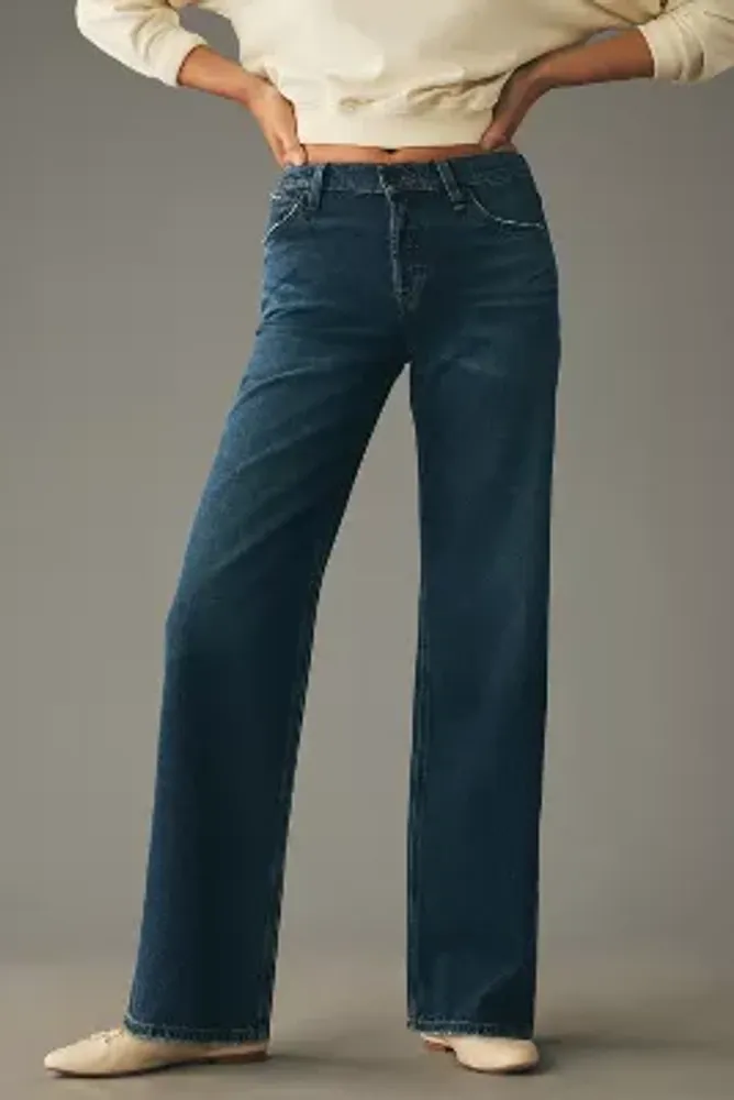 Hudson Rosie High-Rise Wide-Leg Jeans