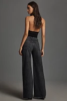 Hudson Jodie High-Rise Wide-Leg Yoke Jeans