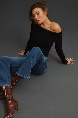 Fidelity Denim Katie Mid-Rise Straight Jeans
