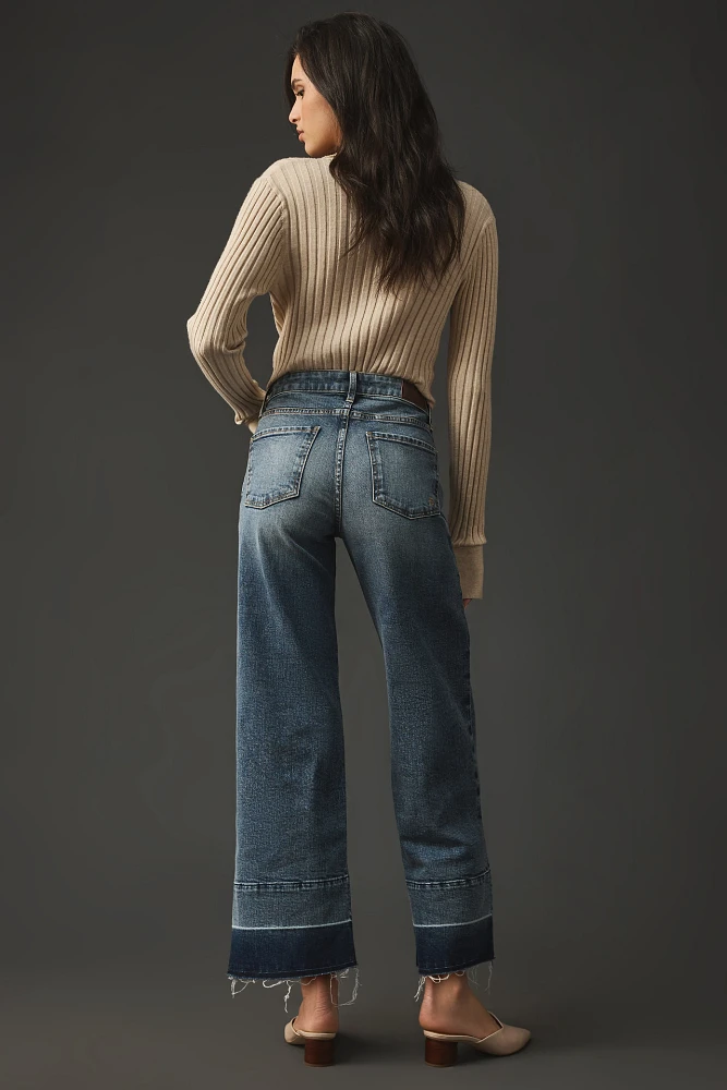 Fidelity Denim Malibu Crop Wide-Leg Jeans