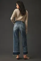 Fidelity Denim Malibu Crop Wide-Leg Jeans