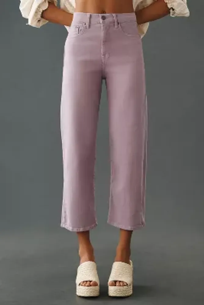 Modern American Savannah High-Rise Wide-Leg Crop Jeans