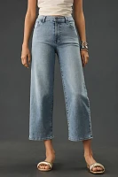 Fidelity Denim Malibu High-Rise Wide-Leg Crop Jeans