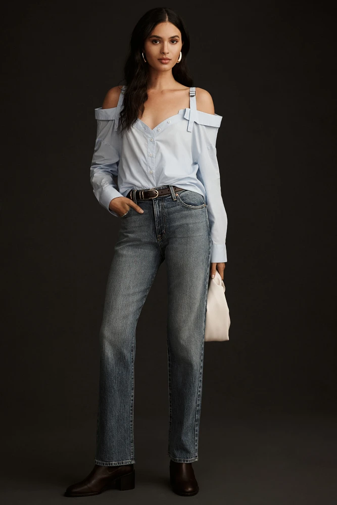 Modern American Willow High-Rise Straight-Leg Jeans