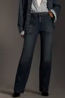 Modern American Farrah High-Rise Wide-Leg Jeans