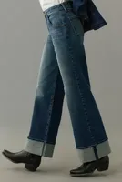 Fidelity Denim Ziggy High-Rise Wide-Leg Cuff Jeans