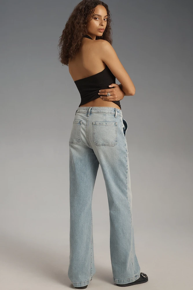 Fidelity Denim Joni Utility High-Rise Wide-Leg Jeans