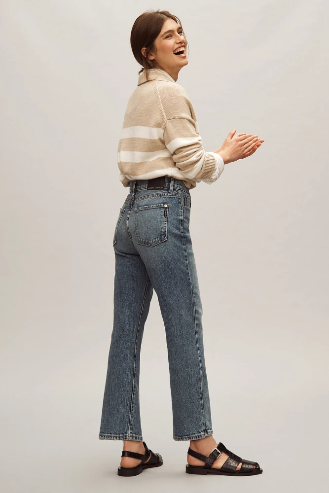 Modern American Highland High-Rise Straight-Leg Jeans