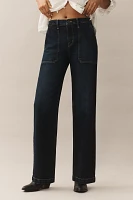 Modern American Farrah High-Rise Wide-Leg Jeans