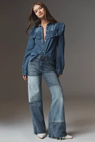 Fidelity Denim Ziggy High-Rise Wide-Leg Jeans
