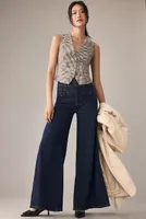 Pilcro High-Rise Wide-Leg Trouser Jeans