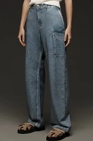 rag & bone Miramar Nora Mid-Rise Wide-Leg Cargo Jeans