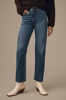 rag & bone Harlow Mid-Rise Ankle Straight-Leg Jeans