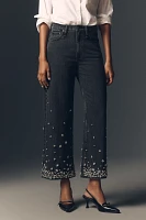 rag & bone Andi Featherweight High-Rise Wide-Leg Embellished Jeans