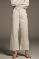 rag & bone Featherweight Andi High-Rise Crop Wide-Leg Jeans