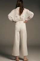 rag & bone Featherweight Andi High-Rise Crop Wide-Leg Jeans