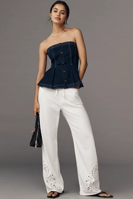 rag & bone Ultra Featherweight Phoebe High-Rise Wide-Leg Jeans