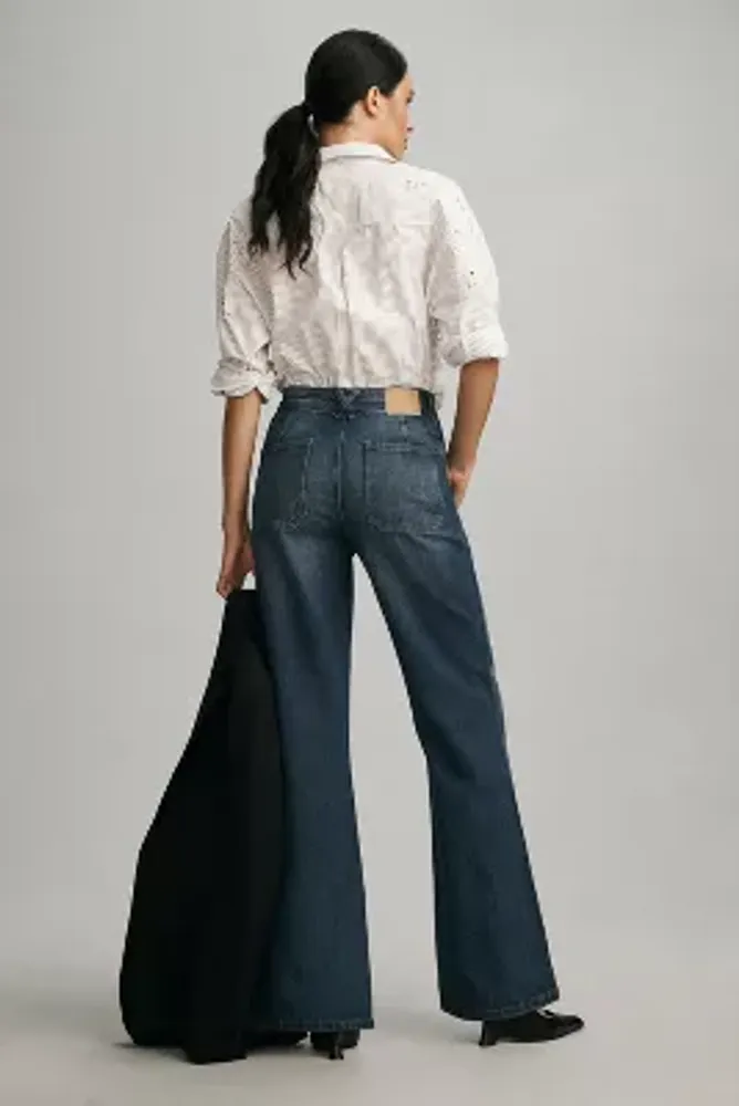 Seventy + Mochi Mabel High-Rise Wide-Leg Jeans