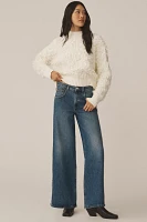 Seventy + Mochi Gracie Side-Stripe Mid-Rise Wide-Leg Jeans