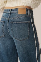 Seventy + Mochi Gracie Side-Stripe Mid-Rise Wide-Leg Jeans