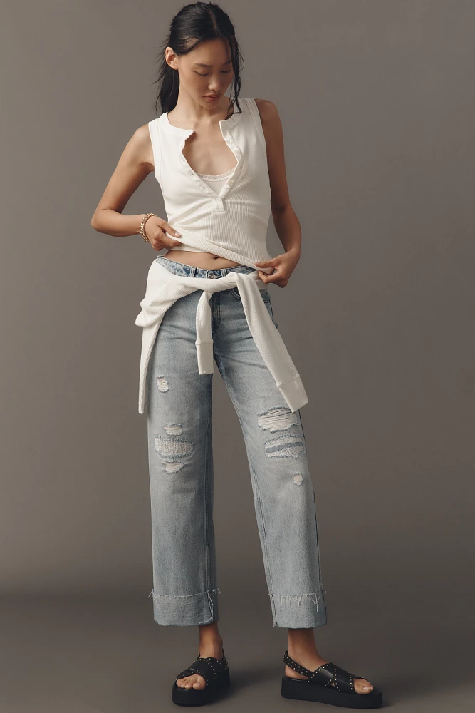 Seventy + Mochi Stevie Low-Rise Straight-Leg Jeans