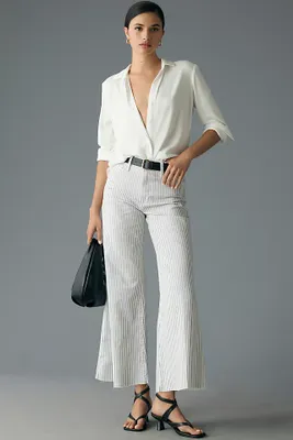 Frame Le Palazzo High-Rise Crop Wide-Leg Jeans