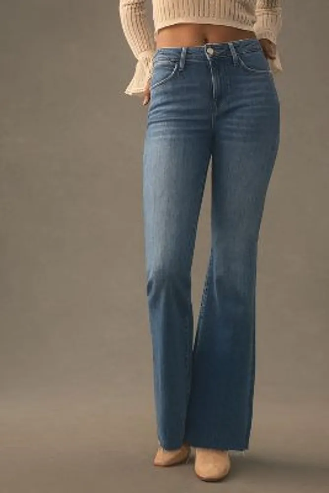 Frame Le Easy Mid-Rise Flare Jeans
