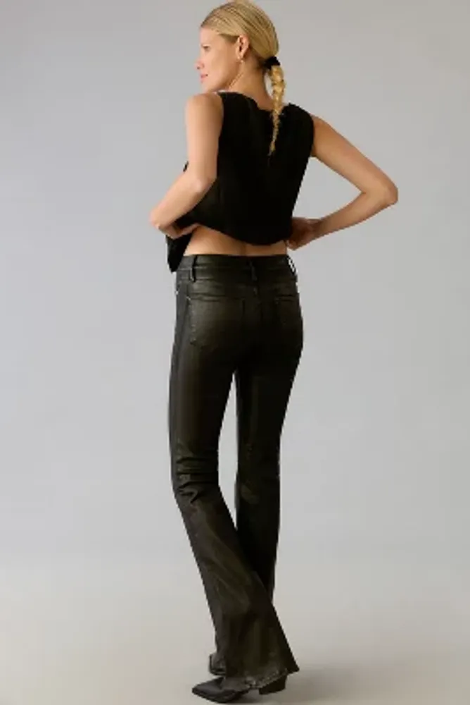 Frame Coated Le High Flare Jeans