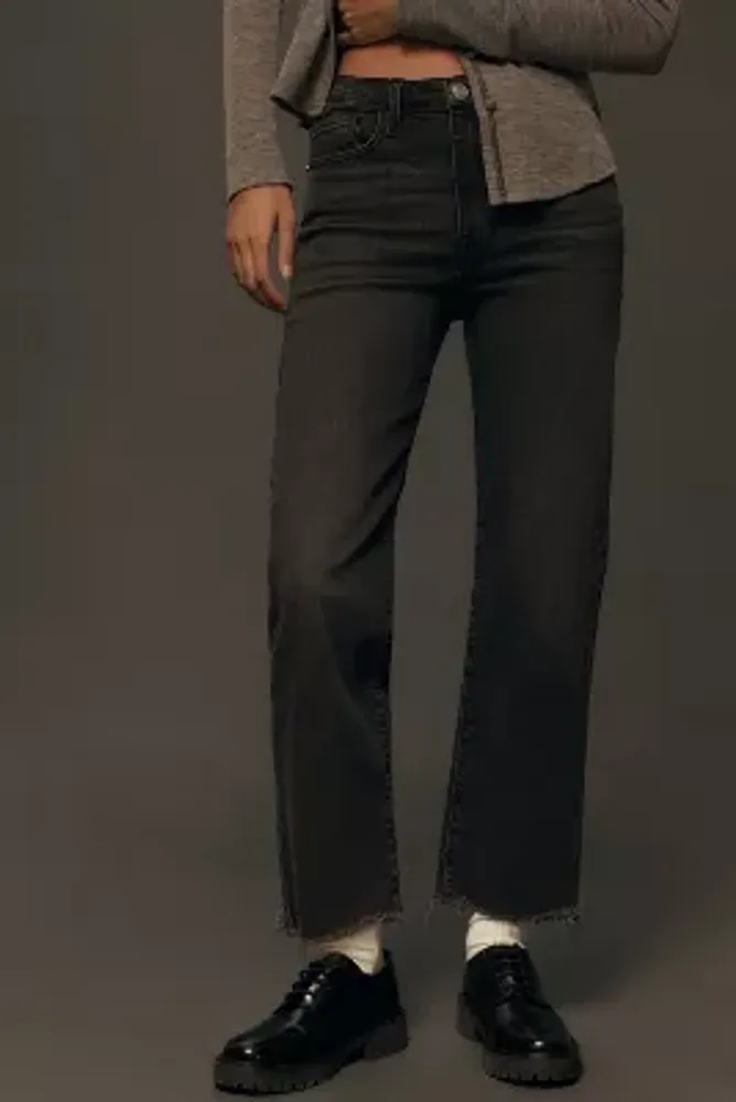 Frame Le Jane Crop High-Rise Straight-Leg Jeans