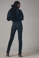 Frame Le High Skinny Slit Jeans