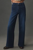 FRAME Le Slim Palazzo High-Rise Wide-Leg Jeans