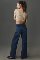 FRAME Le Slim Palazzo High-Rise Wide-Leg Jeans