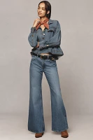 FRAME Petite Pixie Easy Wide Flare Jeans