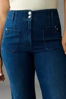 Maeve Junie High-Rise Wide-Leg Jeans