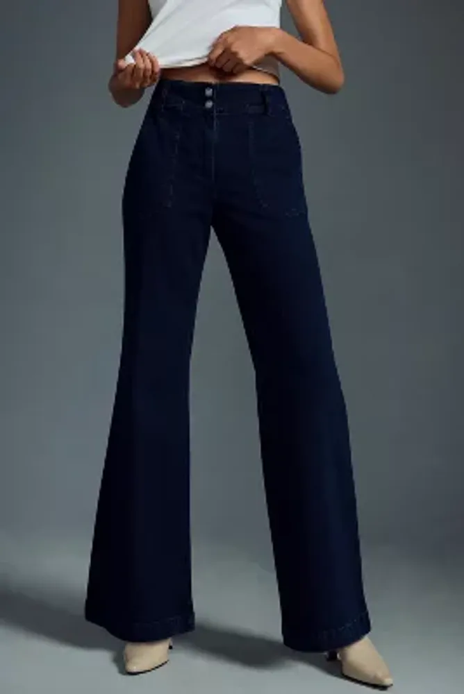 Maeve The Naomi High-Rise Wide-Leg Jeans by Maeve