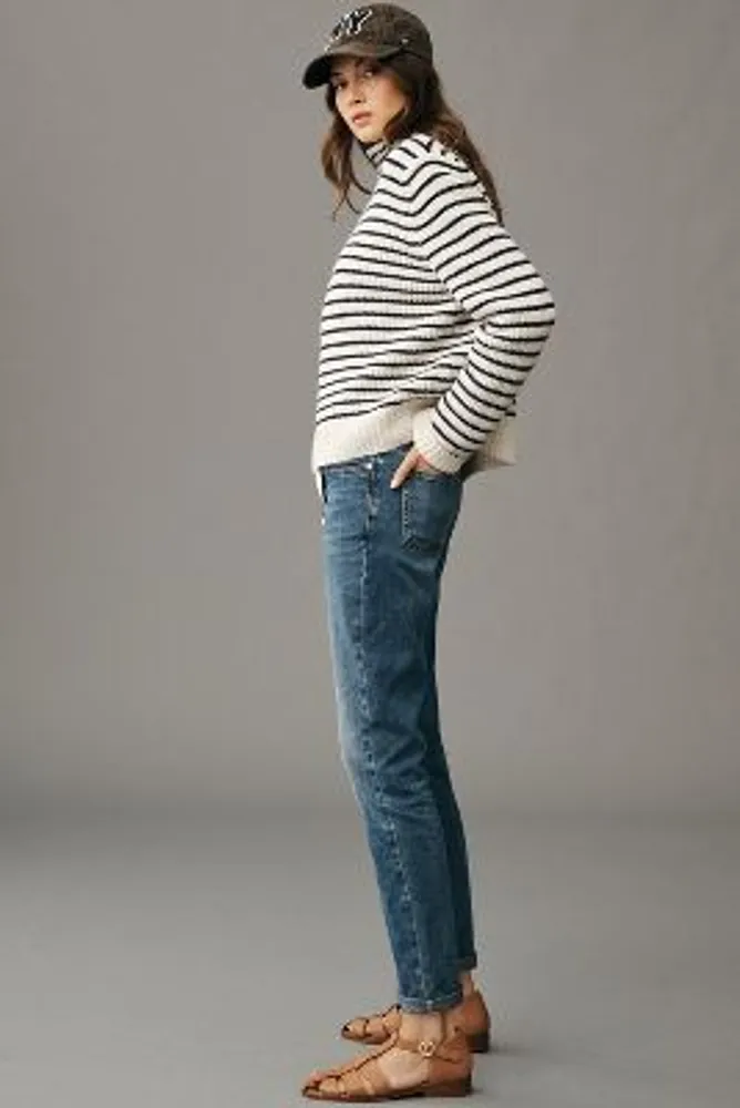 The Slim Boyfriend Mid-Rise Relaxed Jeans by Pilcro