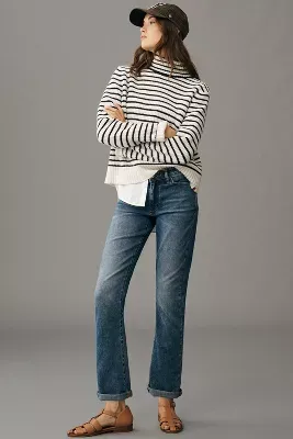 The Slim Boyfriend Mid-Rise Relaxed Jeans by Pilcro