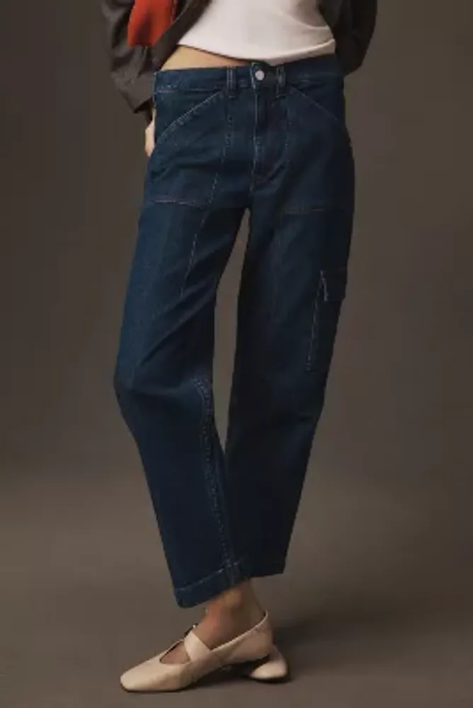 Pilcro Mid-Rise Slim Straight-Leg Jeans