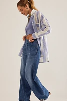 The Georgia Full-Length High-Rise Barrel Jeans by Pilcro