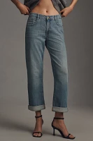 Pilcro Baggy Slim Boyfriend High-Rise Relaxed Jeans