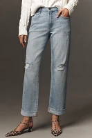 Pilcro Baggy Slim Boyfriend High-Rise Relaxed Jeans