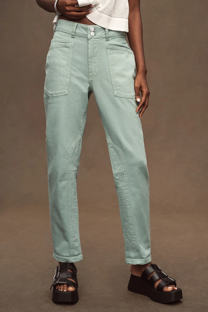 The Wanderer Mid-Rise Relaxed-Leg Jeans by Pilcro