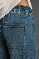 The Izzie Relaxed Pull-On Barrel Jeans by Pilcro