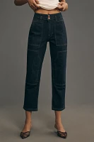 The Wanderer Mid-Rise Relaxed-Leg Jeans by Pilcro