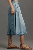 Pilcro Mid-Rise Culotte Jeans