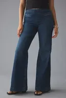 Pilcro Retro Low-Rise Pull-On Flare Jeans