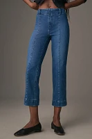 Pilcro Slim 70s High-Rise Crop Flare Jeans