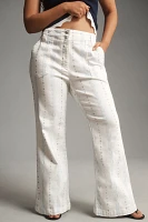 The Naomi High-Rise Flare Jeans by Maeve: Patterned Stripe Edition