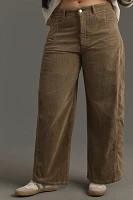The Kenna Heritage Mid-Rise Barrel Jeans by Pilcro: Corduroy Edition