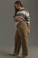 The Kenna Heritage Mid-Rise Barrel Jeans by Pilcro: Corduroy Edition